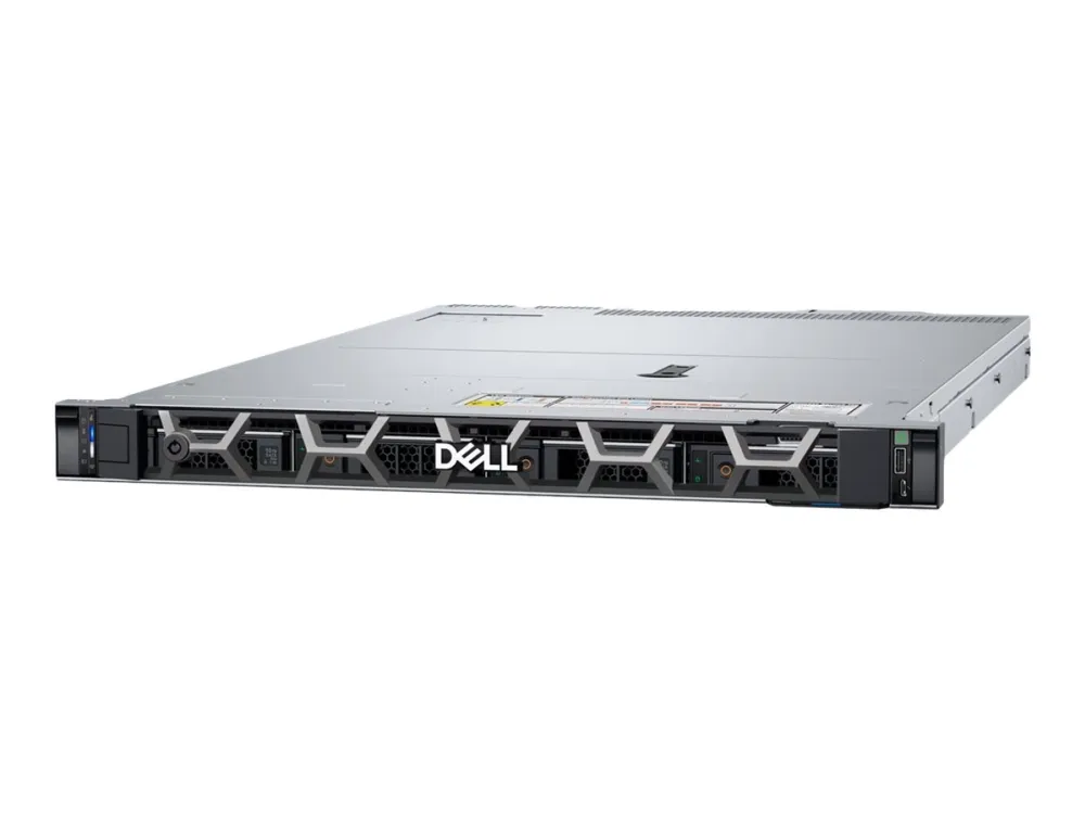 Dell PowerEdge R660xs - Server - rackmonterbar 1U - toveis - 1 x Xeon Silver 4510 / inntil 4.1 GHz - RAM 32 GB - SAS - hot-swap 2.5 brønn(er) - SSD 480 GB - Matrox G200 - Gigabit Ethernet - uten OS - monitor: ingen - svart - BTP - Dell Smart Selection, Dell Smart Value - med 3-års Basic Next Business Day