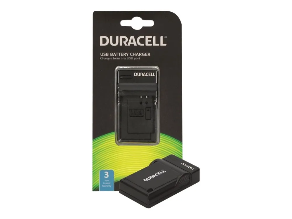 Duracell - USB-batterilader - 1 x batterier lader - svart
