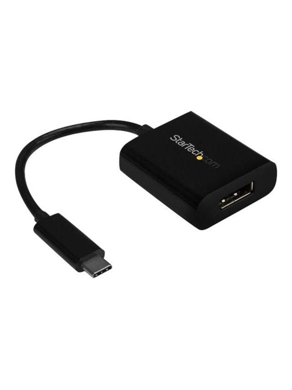 StarTech.com USB C to DisplayPort Adapter - USB Type-C to DP Adapter - 4K - external video adapter - black