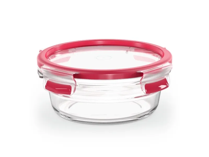 EMSA CLIP & CLOSE N10403, Boks, Rund, 0,6 l, Gjennomsiktig, Glass, 420 °C