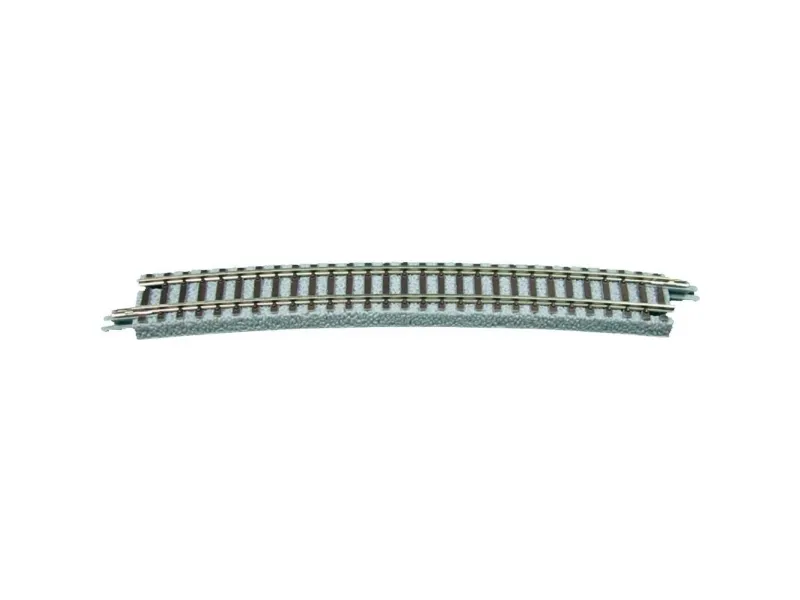 7297012 Z Rokuhan bøyd spor (med pukk) 13° 490 mm 2 stk