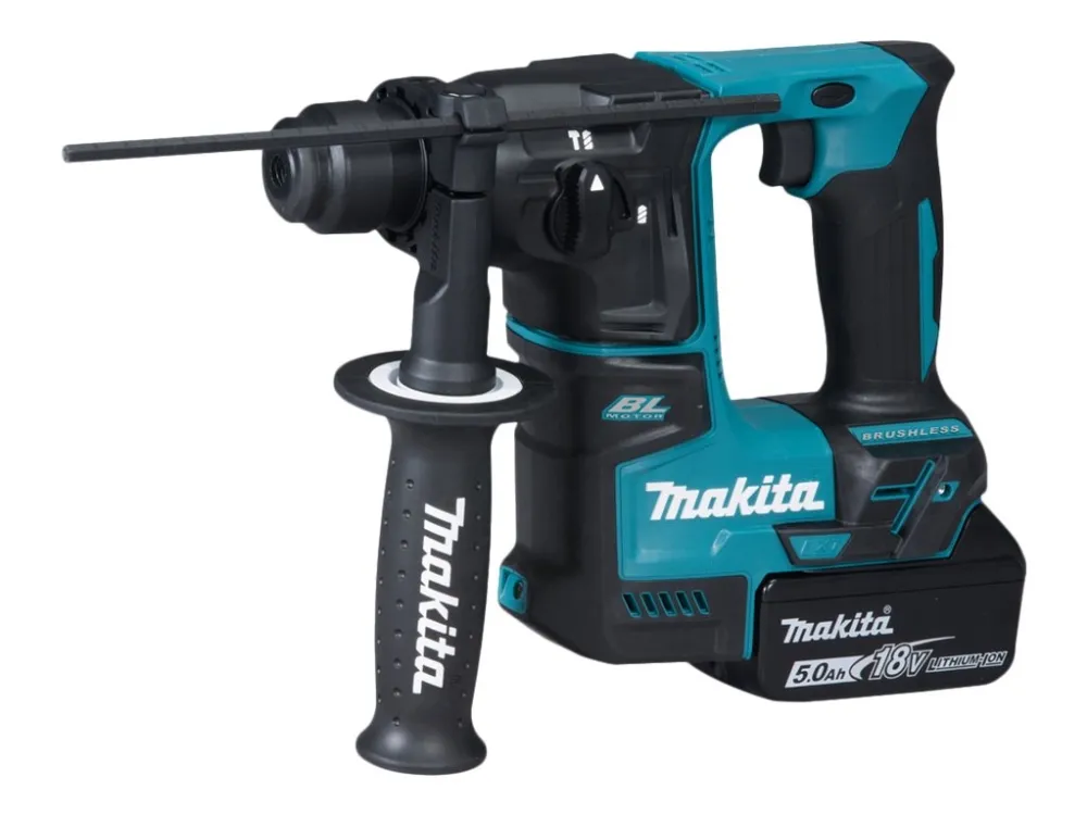 Makita DHR171 - Borehammer - trådløs - 2 moduser - SDS-pluss - 1,2 Joule - for 2 batterier - 18 V - Leveres uten batteri og lader