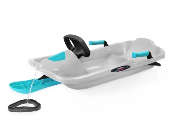 Skipper Bobslæde med rat Titan Blue Ice