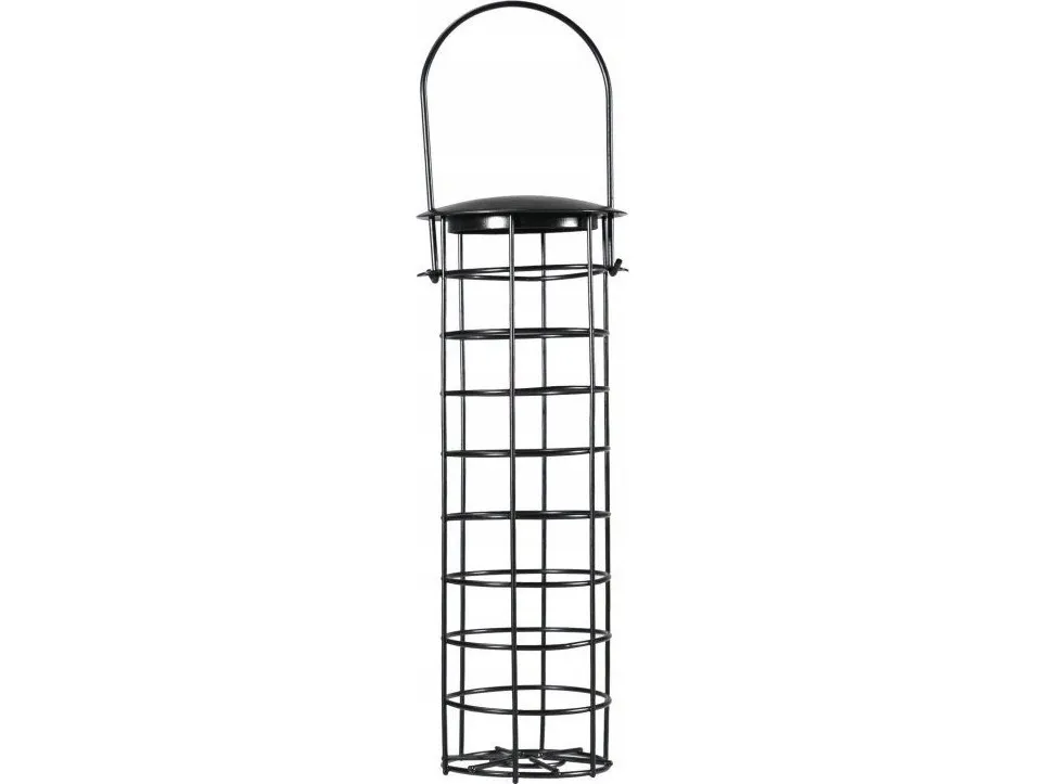 Garden&Fun fettbolleholder til fugler, metall, hengende 9x9x26 cm