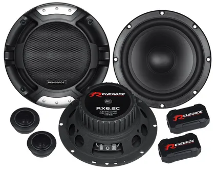 Renegade RX6.2C, 2-veis, 200 W, 100 W, 4 ohm (O), Neodym, 5,7 cm