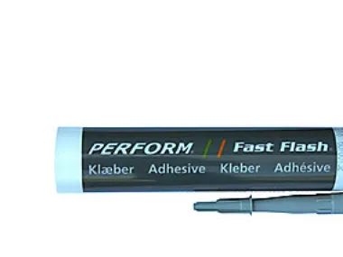 Perform klæber 290 ml sort - Fast Flash