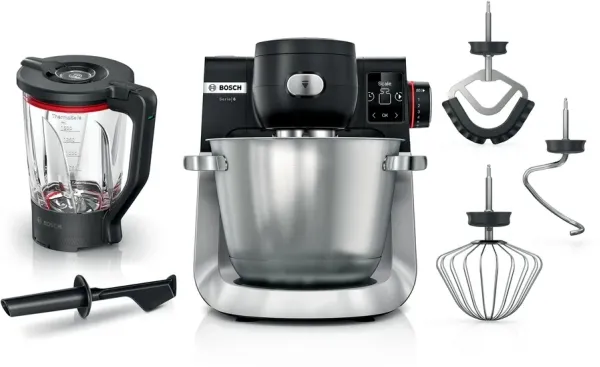Bosch Serie 6 MUMS6ZS17, 5,5 l, Sort, Rustfritt stål, Rotasjon, 3,5 kg, 3,5 kg, 1,1 m