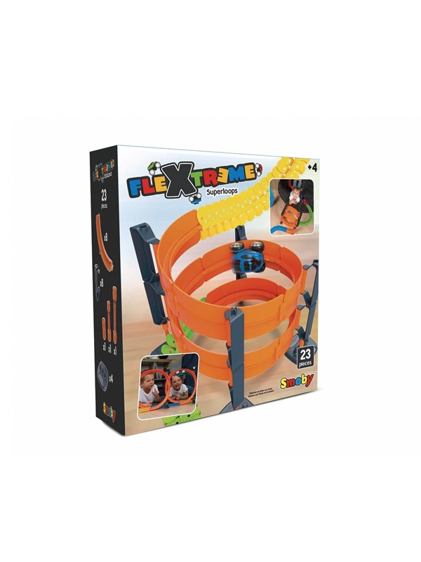 Smoby Flextreme Superloops Race Track Set 23 pieces.