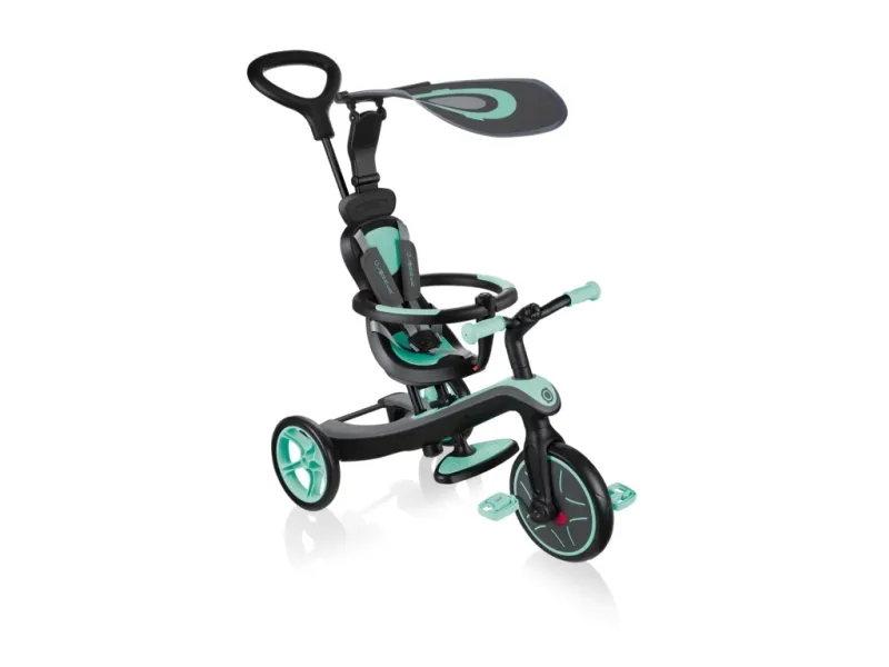 Globber Trike Explorer, Gutt/Jente, Front trekk, Rett opp, Barn, Solide hjul, Mynte