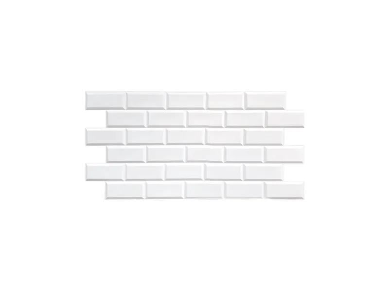Grace Baltic PVC-panel hvit enhet 966?×484 mm