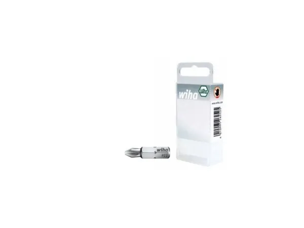 Wiha bits 25 mm, 1/4, Pozidriv PZ2, 3 stk. i boks
