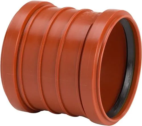Uponor 110 mm PP-kloakdobbeltmuffe