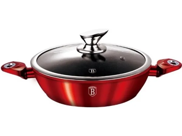 Berlinger Haus stekepanne med glasslokk 28 cm (BH/1263)