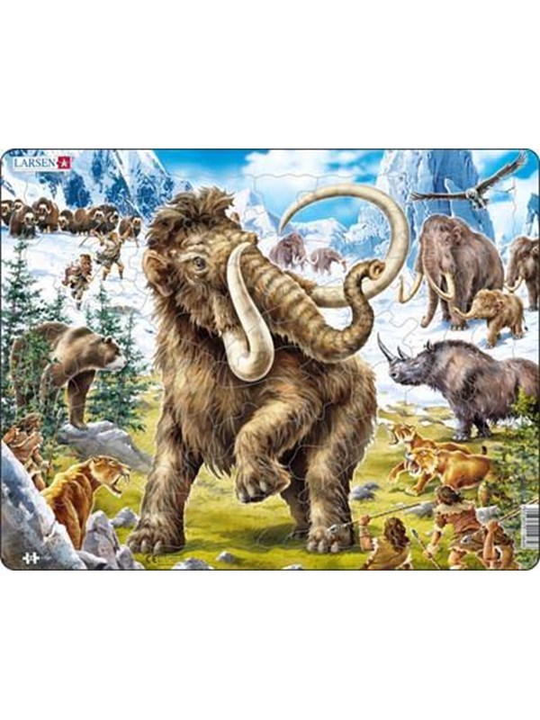 Larsen Puzzles Puzzle Mammoth - 64 pieces Maxi (36.5x28.5 cm) Gulv