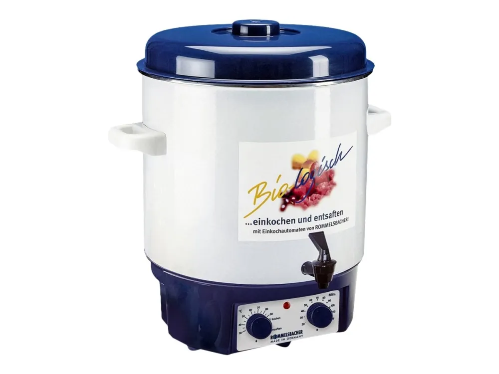 Rommelsbacher KA 1804 - Konserveringskjele - 27 liter - 1.8 kW - hvit/blå