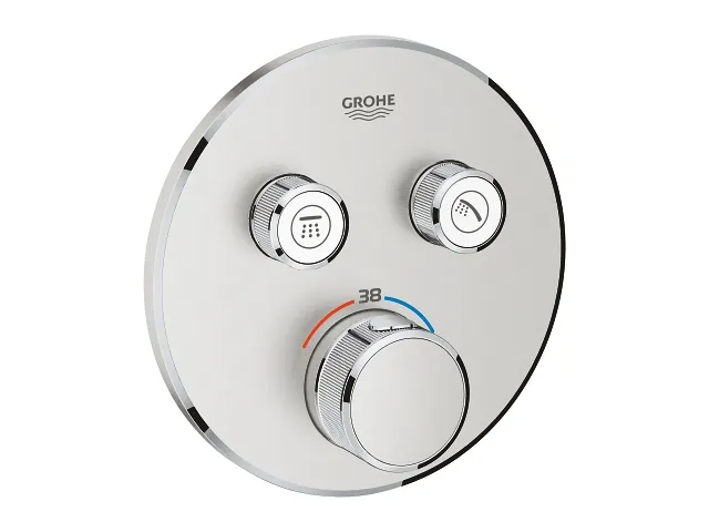 GROHE 29119DC0, Bad &amp  dusj, Svingbare ventiler, Stål, Stål