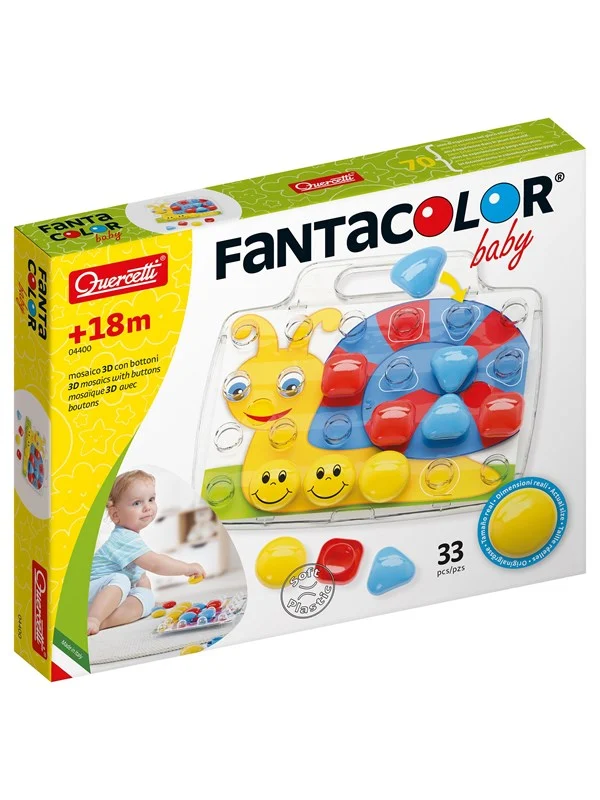 Quercetti FantaColor Baby Starter Set (33 pcs)