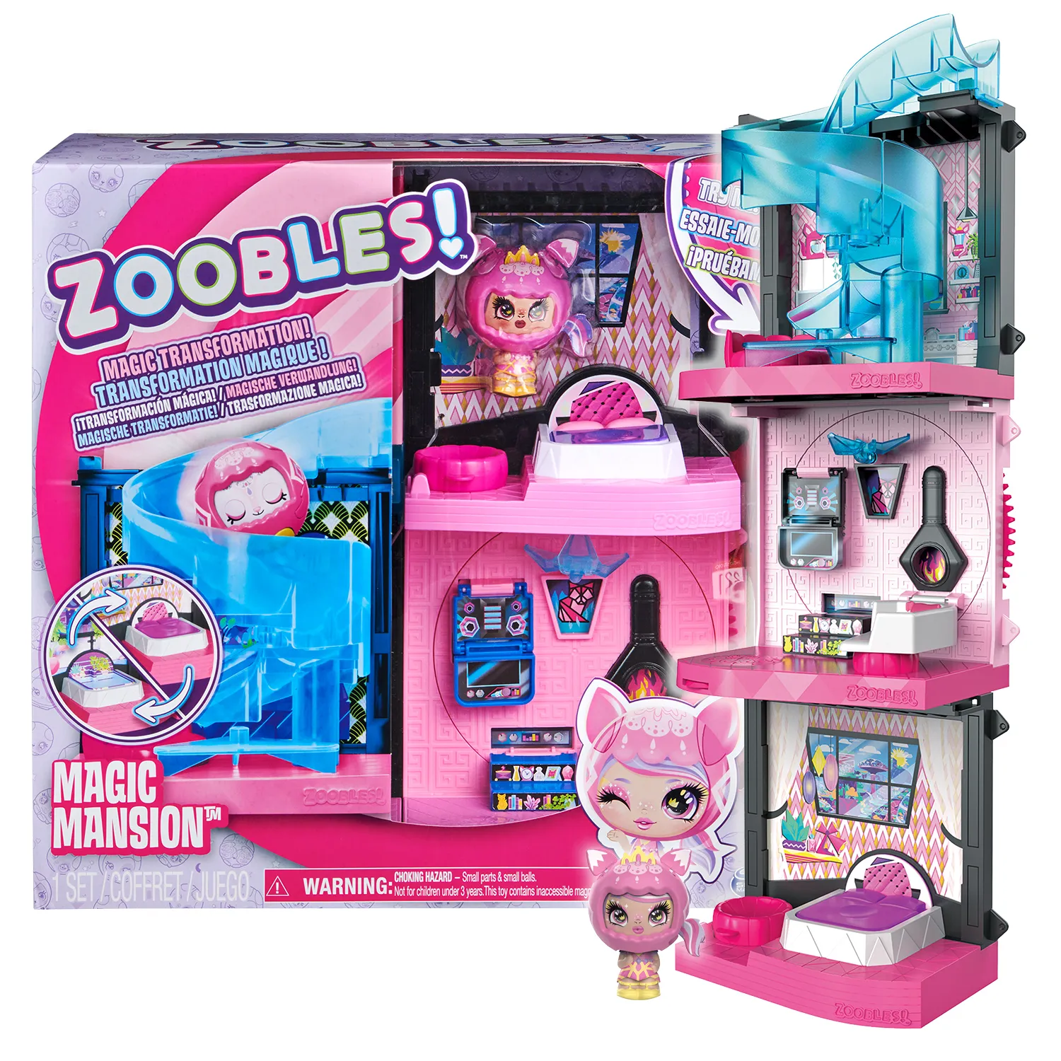 Zoobles Magic Mansion Spinning Playset