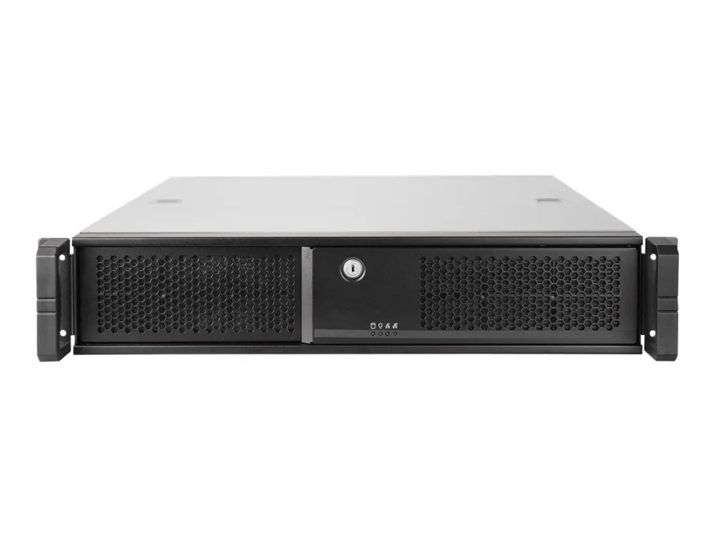 Chieftec UNC-209S-B-OP - Rackmonterbar 2U - ATX - ingen strømforsyning (ATX) - svart