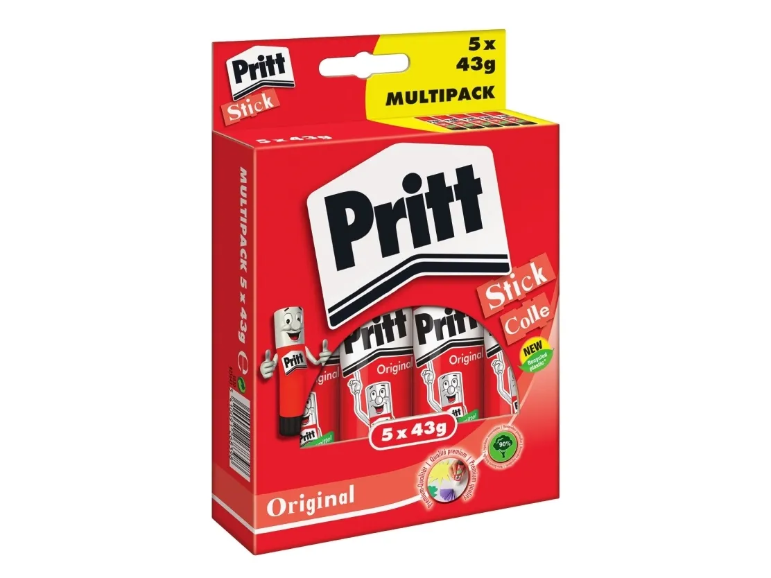Pritt Original limstift 43g - multipack med 5 stk.