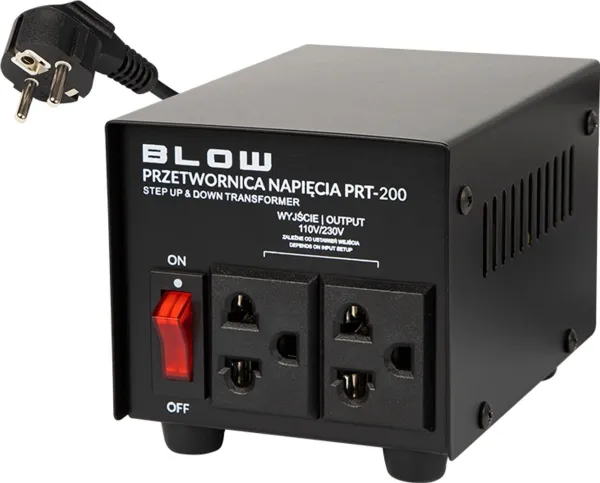 Blow 3861# omformer 230V ? 110V, prt-200W