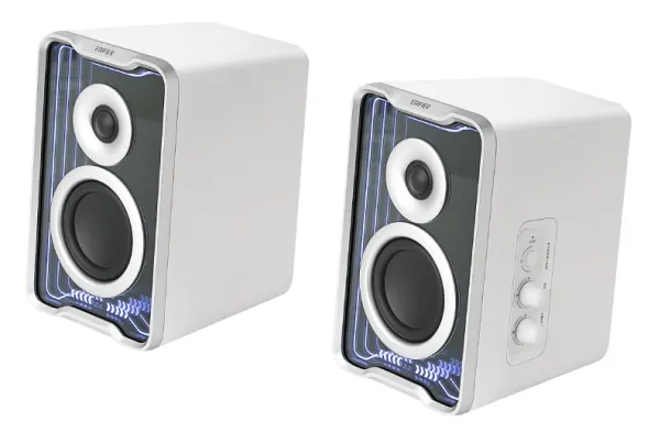Edifier QR30, 1-veis, 2.0 kanaler, Ledning & Trådløs, 30 W, 63 - 20000 Hz, Hvit