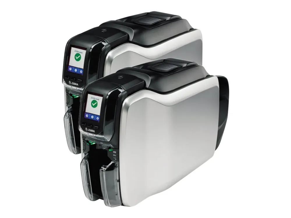 Zebra ZC300 - Plastkortskriver - farge - Dupleks - fargesublimering/termooverføring - CR-80 Card (85.6 x 54 mm) - 300 dpi - inntil 900 kort/time (mono) / inntil 200 kort/time (farge) - kapasitet: 100 kort - USB 2.0, LAN, Wi-Fi