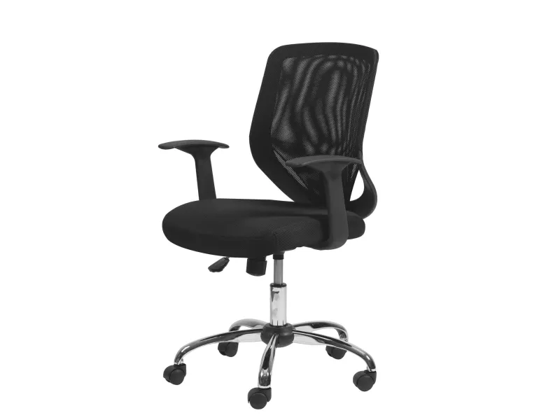 W 95 kontorstol, svart - ekskl. armlener