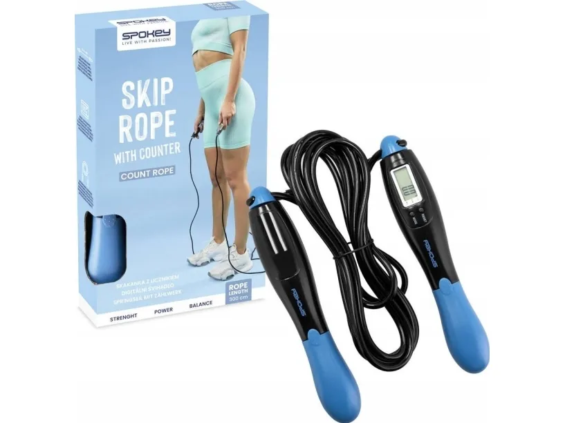 Spokey sports hoppetau med hoppetau og kaloriteller