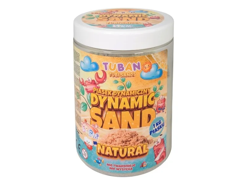 TUBAN Dynamisk sand naturlig 1kg