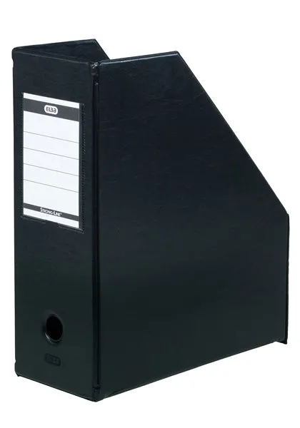 ELBA tidsskriftkassett svart A4 11 cm rygg
