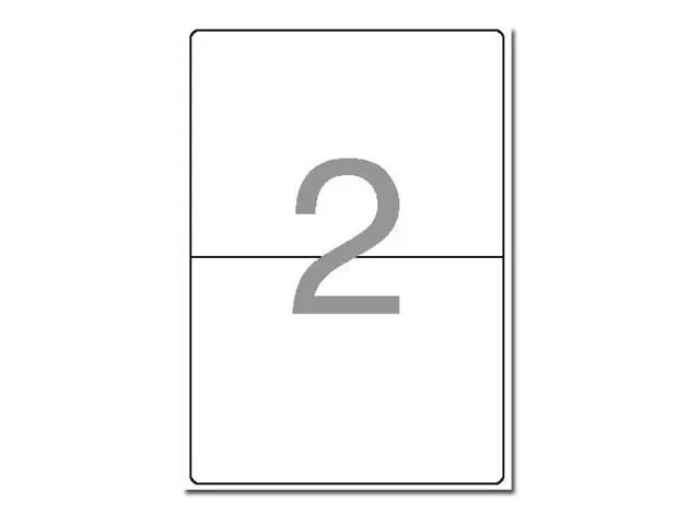 Shipping label 199.6x143.5 Dataline - Permanent klæb - 200 etikette(r) (pakke á 100 ark)