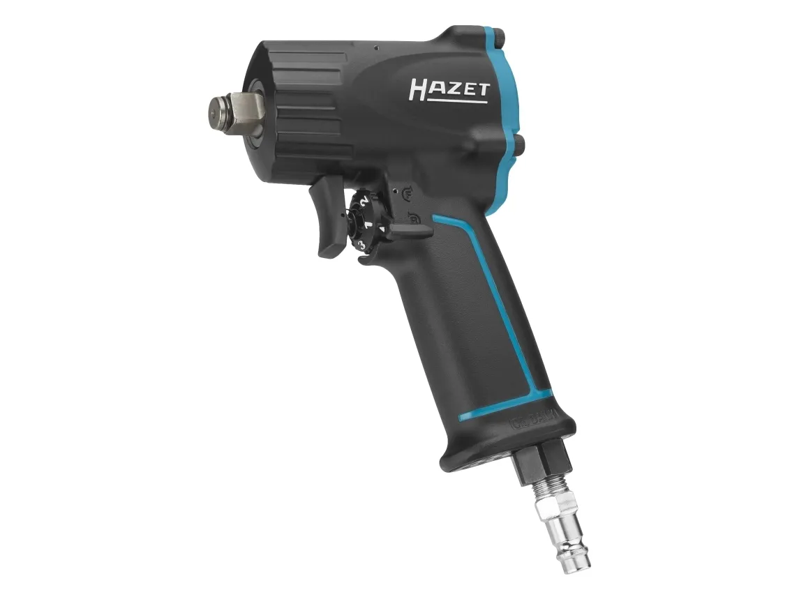 HAZET 9012M, Slagtrekker, Sort, 1/2,1/4, 10000 RPM, 1100 Nm, 610 Nm