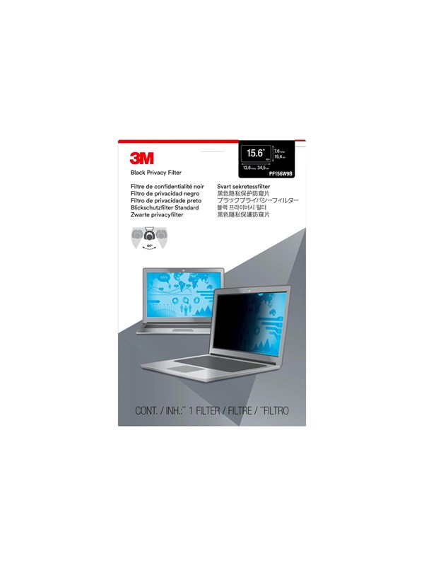 3M Privacy Filter 15.6 Widescreen Laptop (PF156W9B)