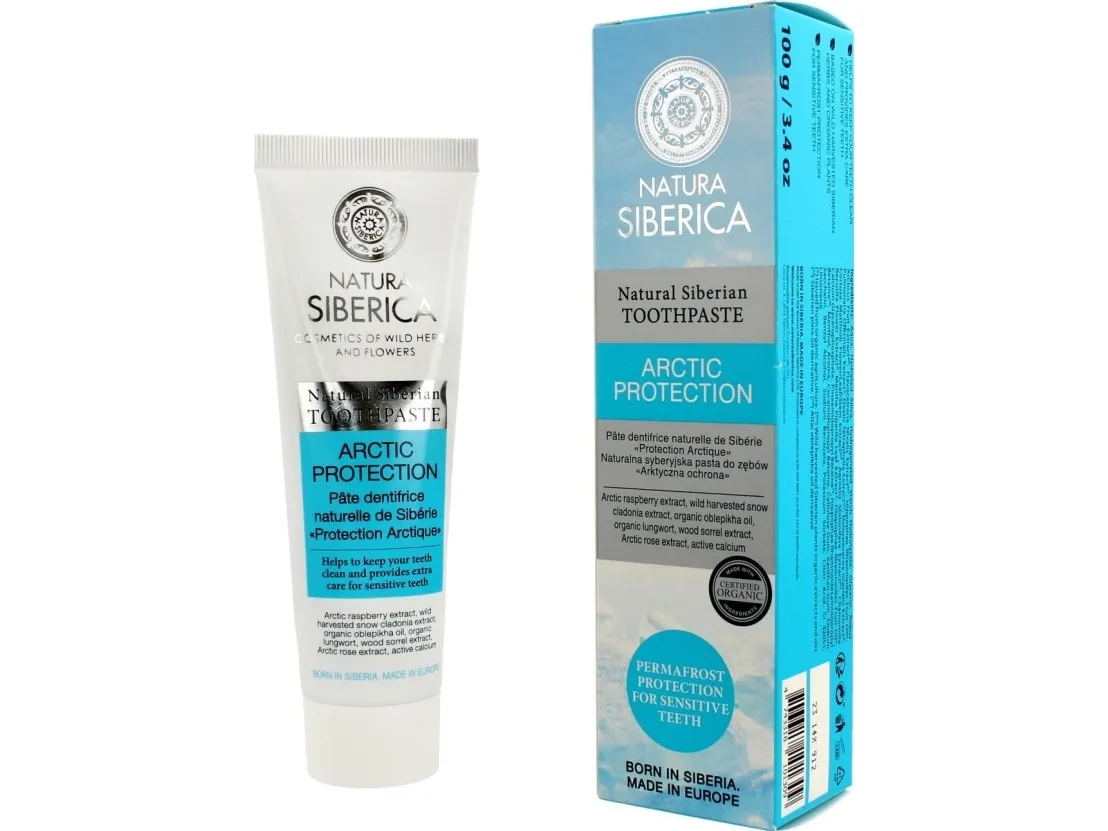Natura Siberica Siberica Natura Arctic Protection tannkrem for sensitive tenner 100 g