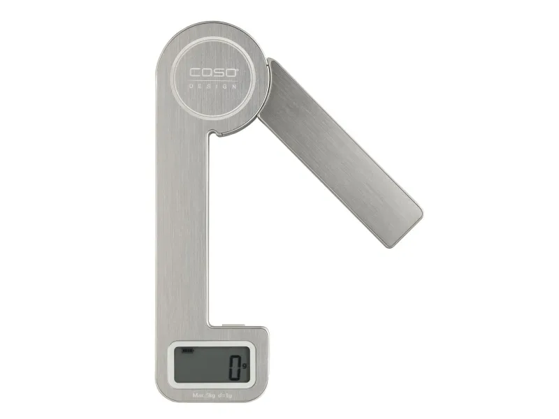 Caso KitchenEcostyle, Elektronisk kjøkkenvekt, 5 kg, 1 g, Rustfritt stål, Rustfritt stål, Benkeplate