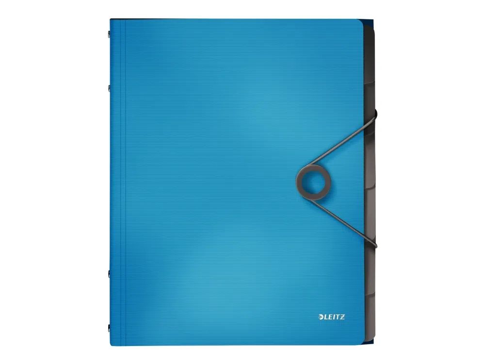 Leitz Solid organiseringsmappe, 6 rom, lyseblå (4569-10-30)