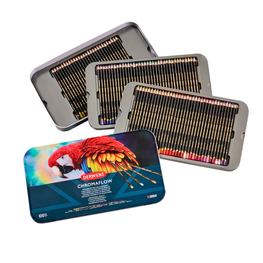 Derwent Chromaflow pencil 100stk tin