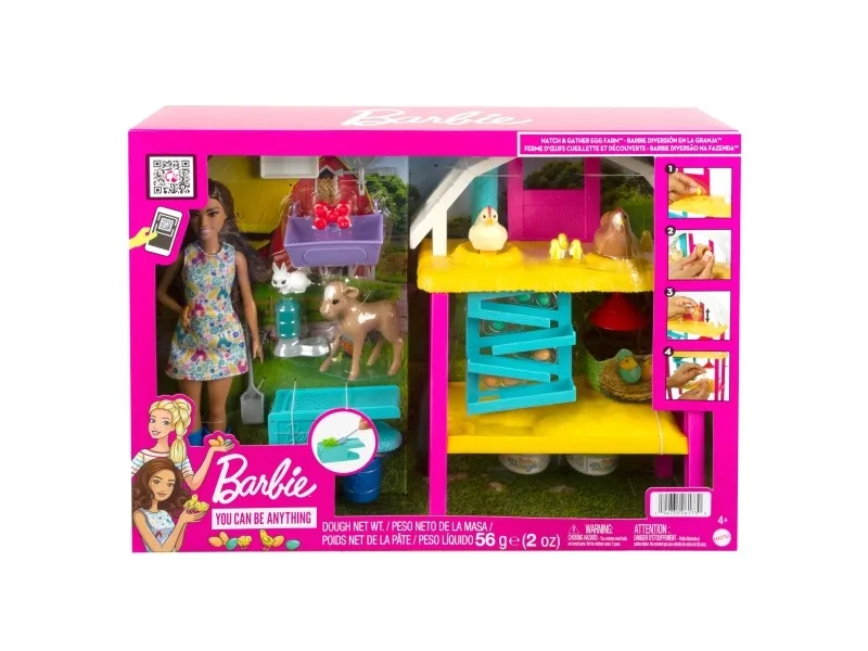 Barbie HGY88, Motedukke, Hunkjønn, 4 år, Jente, 339,7 mm, Flerfarget