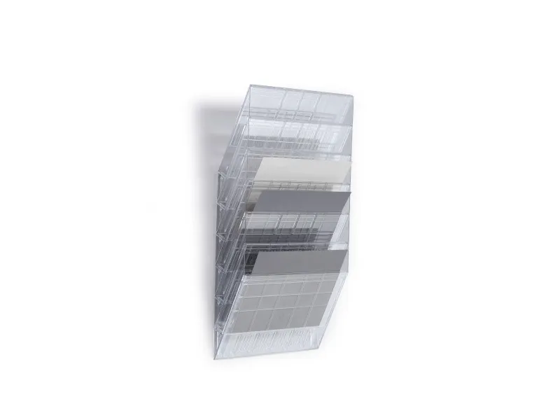 Durable FLEXIBOXX, 6 hyller, Gjennomsiktig, A4, 348 mm, 95 mm, 620 mm