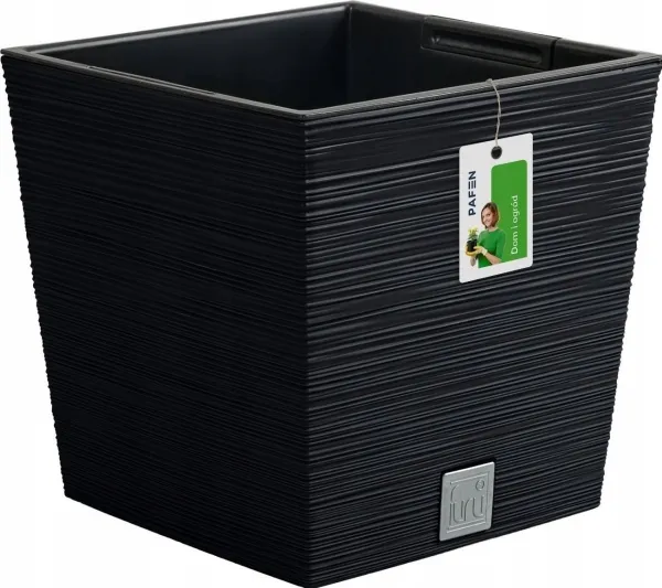 Prosperplast plantepotte FURU SQUARE LOW DFS300 – antrasitt