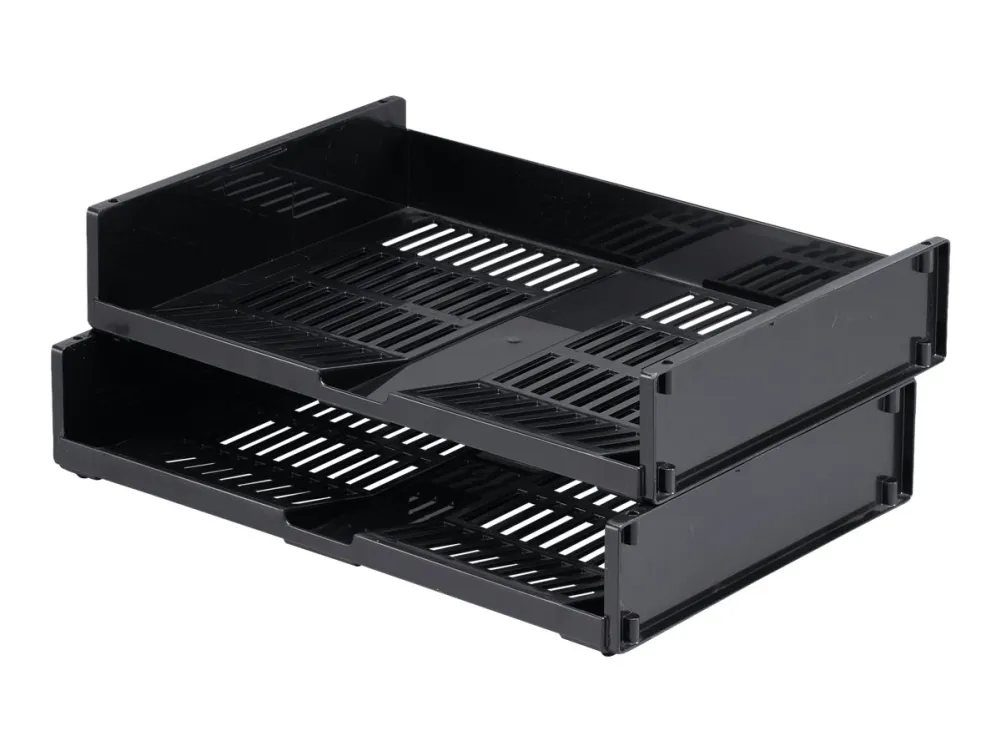 DURABLE OPTIMO - Brevbakke - for A4 (210 x 297 mm) - landskap - koksgrå