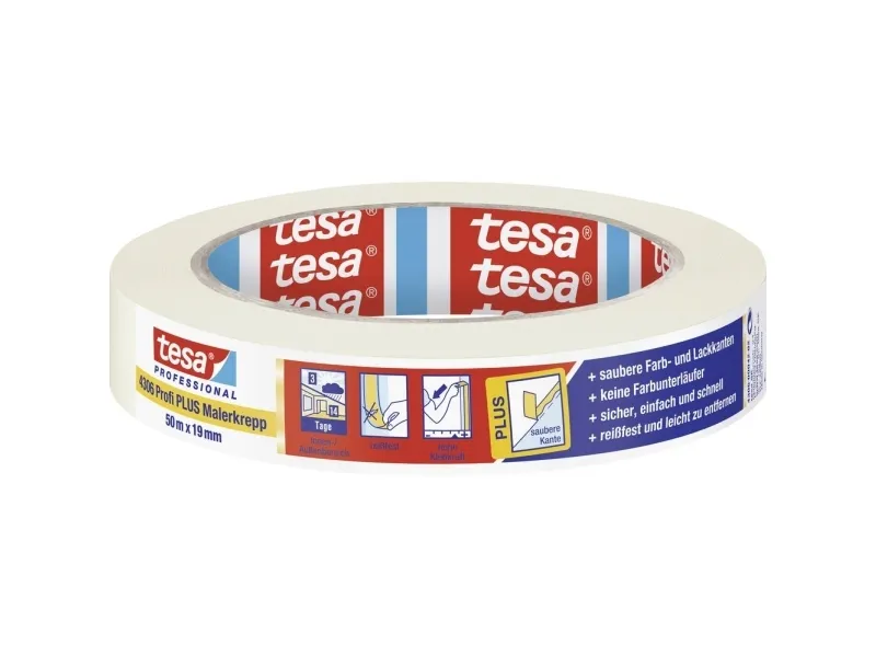 Tesa PREMIUM 04306-00042-02 krepptape 50 m x 19 mm, 1 stk.