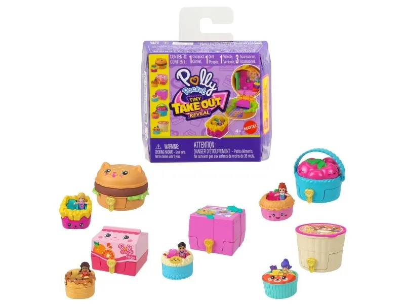 Polly Pocket figursett Surprise snack