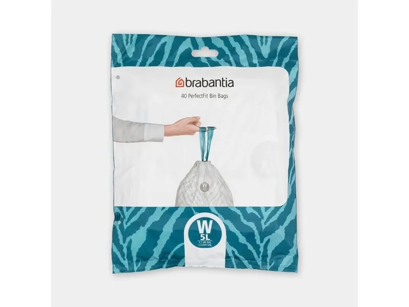 Brabantia 137846, 45 l, Hvit, Plast, China, 340 mm, 295 mm