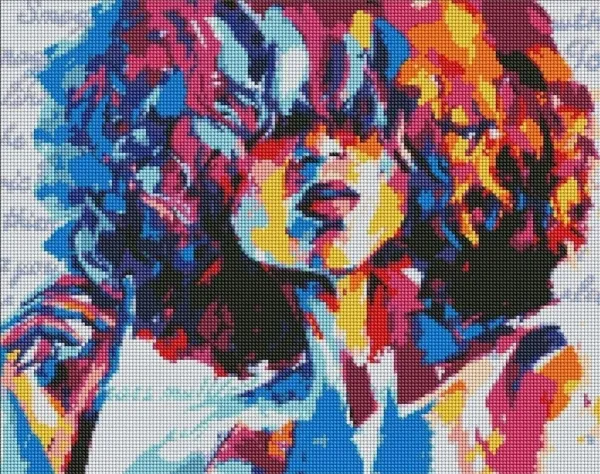 Ideyka diamantmosaikk - lyst motiv 40x50 cm