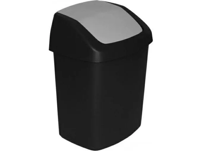 Curver avfallskurv 15L / svart / sølv