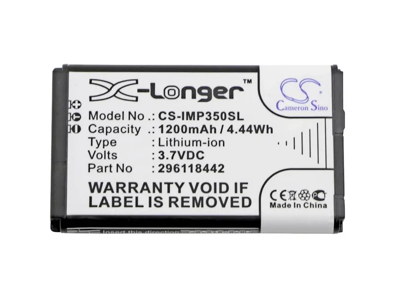 Cameron Sino CS erstatningsbatteri til POS-terminal 296118442 Ingenico 3,7 V 1200 mAh