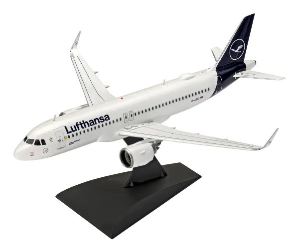 Revell Airbus A320neo, Fly, Monteringssett, 1:144, Airbus A320neo, Alle kjønn, 38 stykker