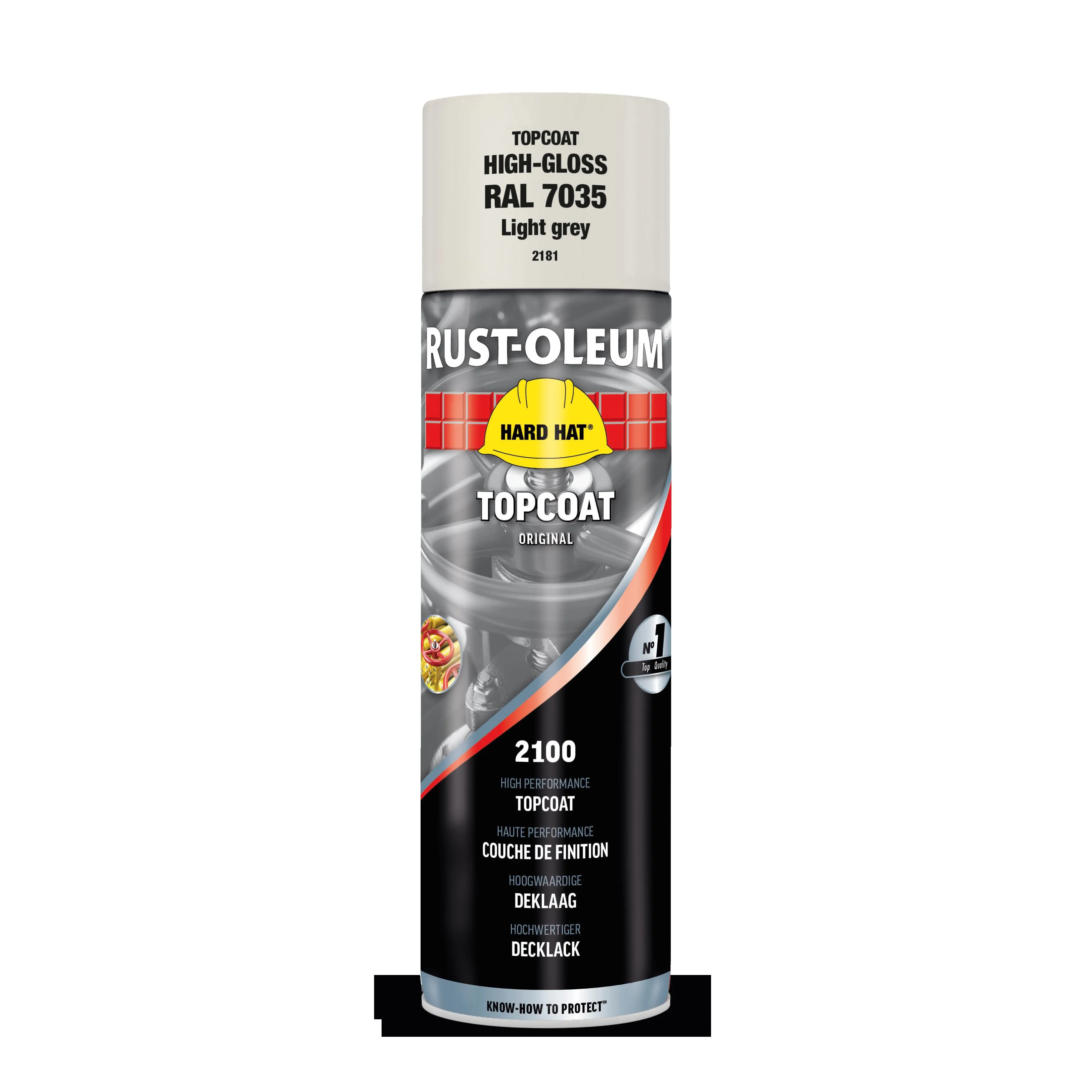 Spraymaling RAL7035 lys grå 500ml